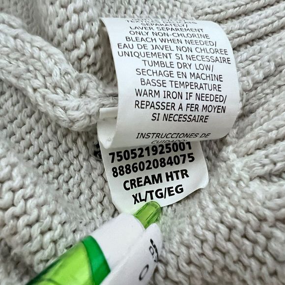 Chaps Fair Isle Nordic Cotton Pullover Mens XL Mock Neck Sweater Apres Chalet - Picture 9 of 16